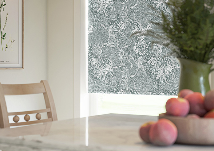 William Tree, Stone Blue - Twist&Fit Roller Blind - Image 5